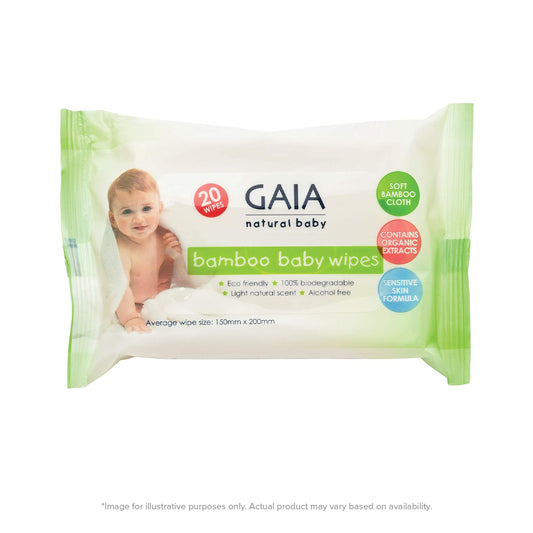 Gaia Baby Wipes 20s