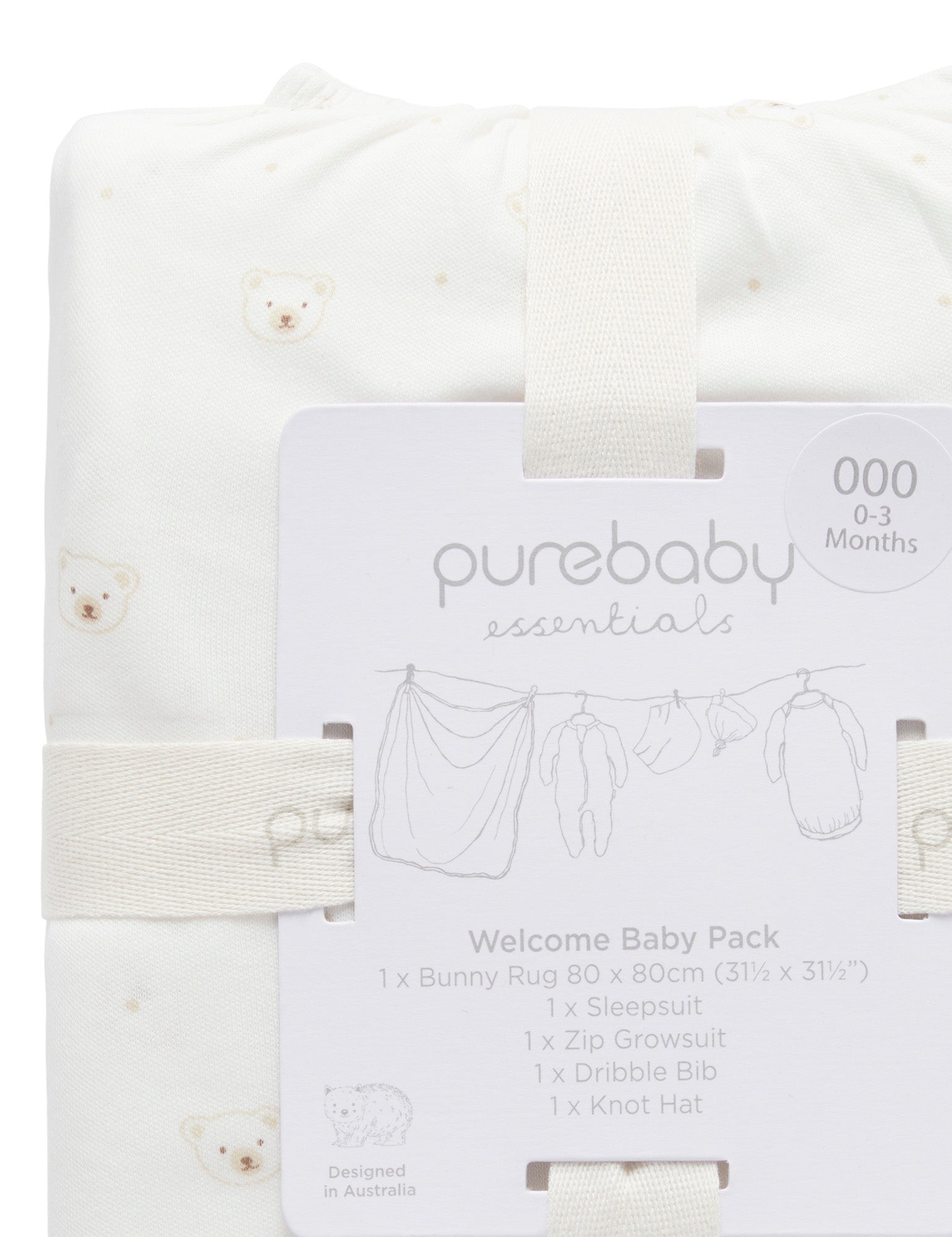 Pure Baby New Born Welcome Baby Pack