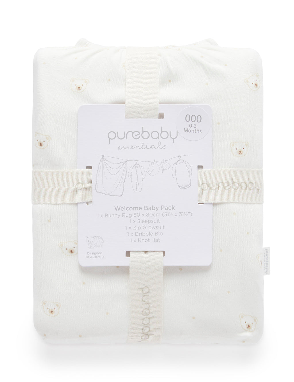 Pure Baby New Born Welcome Baby Pack