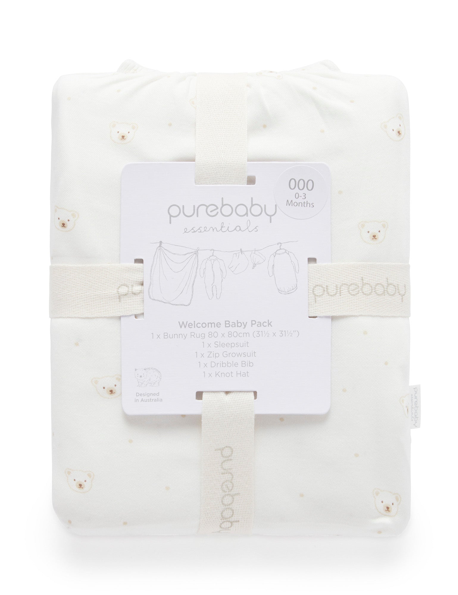 Pure Baby New Born Welcome Baby Pack